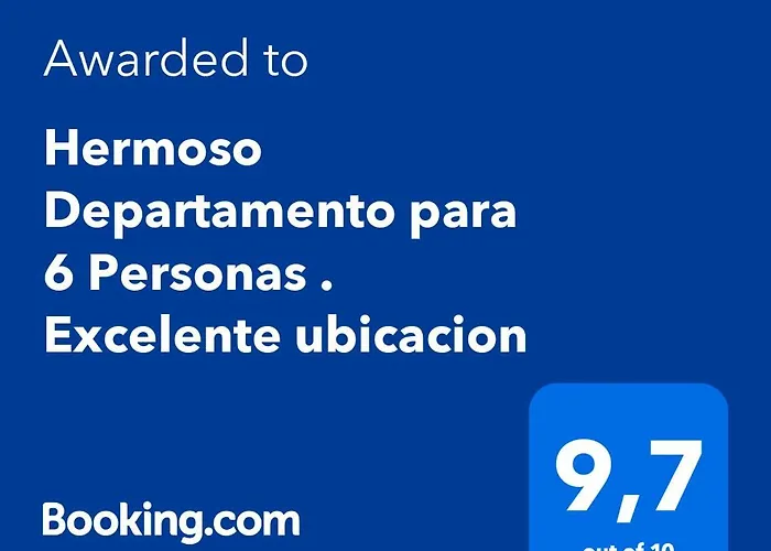 Hermoso Departamento Para 6 Personas . Excelente Ubicacion